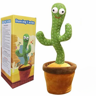 Dancing, Talking Cactus | Tree Cactus Plush Toy For Children, Kids Or Toddlers – With Box